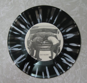 Black And White Vinyl 7 Inch Record