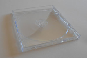 25 Clear plastic CD cases for craft projects