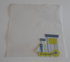 Clear plastic 7 inch sleeve for scrap booking storage
