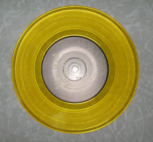 Yellow Vinyl 7 Inch Record