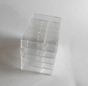 Clear cassette tape cases