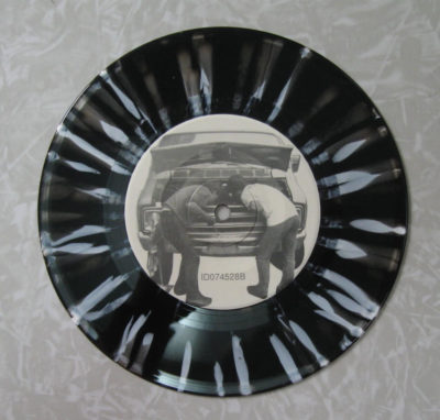 Black And White Colored Record Vinyl 7 Inch Record