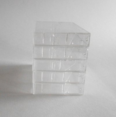 clear empty cassette cases